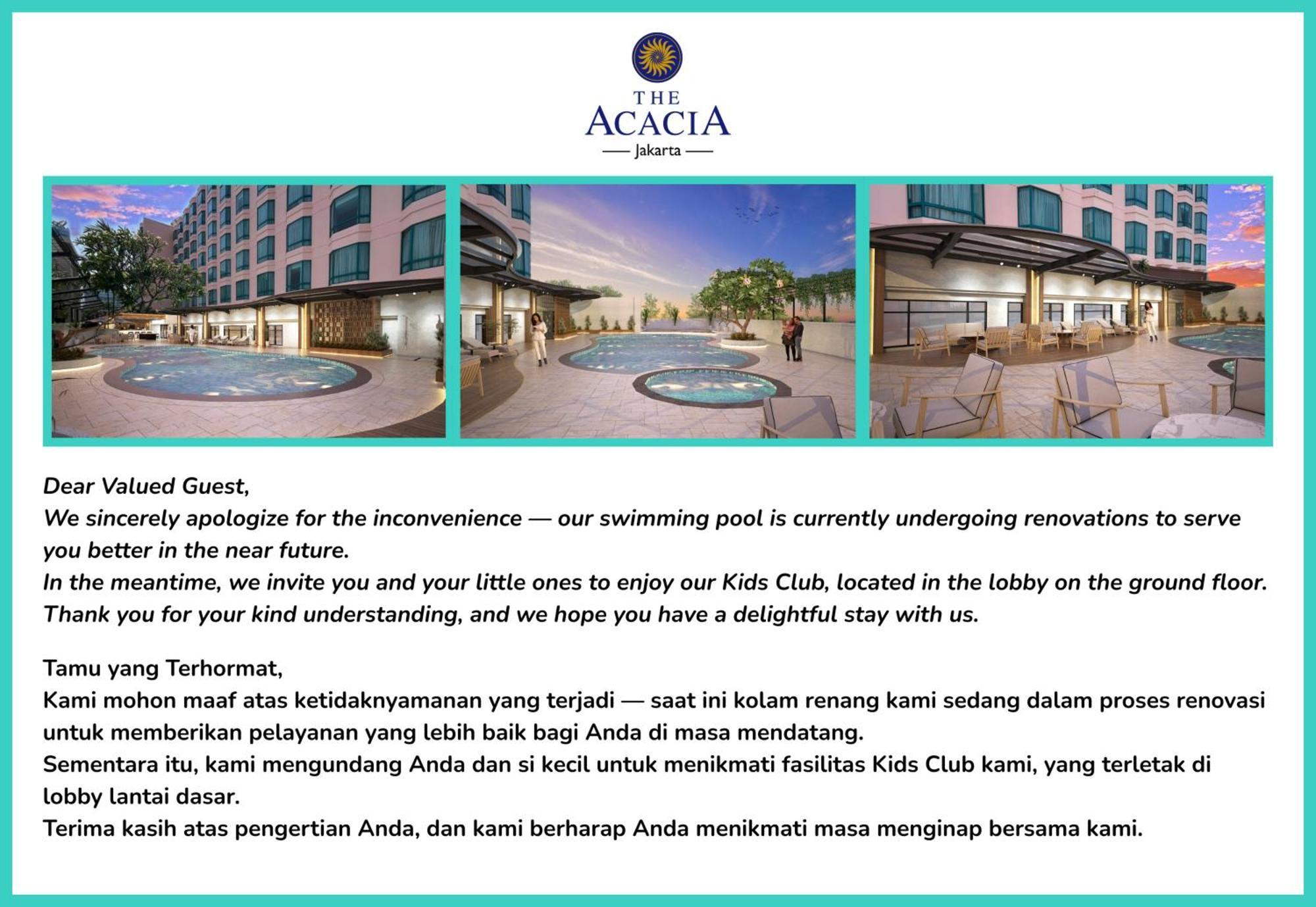 The Acacia Hotel Jacarta Exterior foto